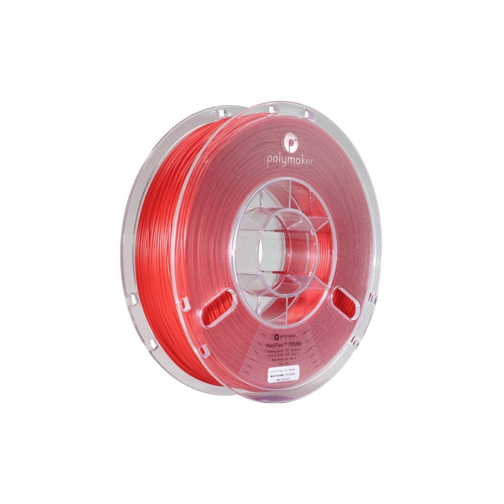 Produktbild för Polymaker – PolyFlex TPU-95A Rood 2,85 750 g