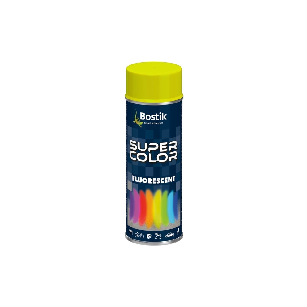 Produktbild för Dedra FARBA W spraya lack fluorescerande SUPER COLOR gul 400...