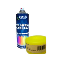 Produktbild för Dedra FARBA W spraya lack fluorescerande SUPER COLOR gul 400...