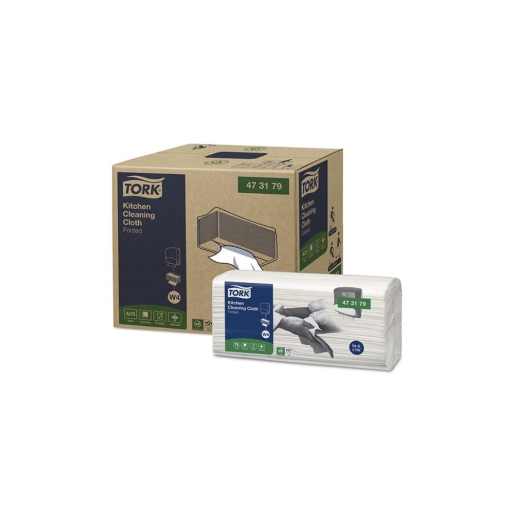Produktbild för Aftørringsklud Tork Køkken 1-lag 415x355 mm Non-Wowen