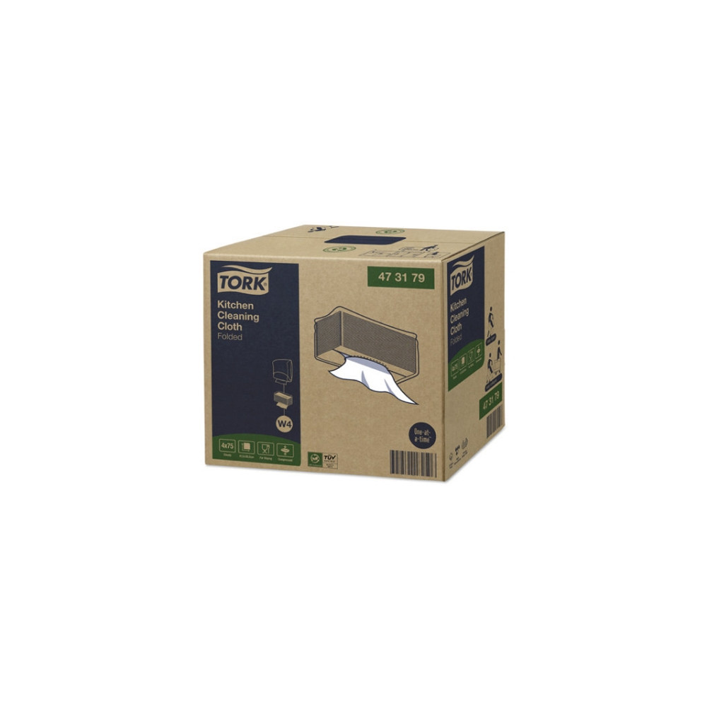 Produktbild för Aftørringsklud Tork Køkken 1-lag 415x355 mm Non-Wowen