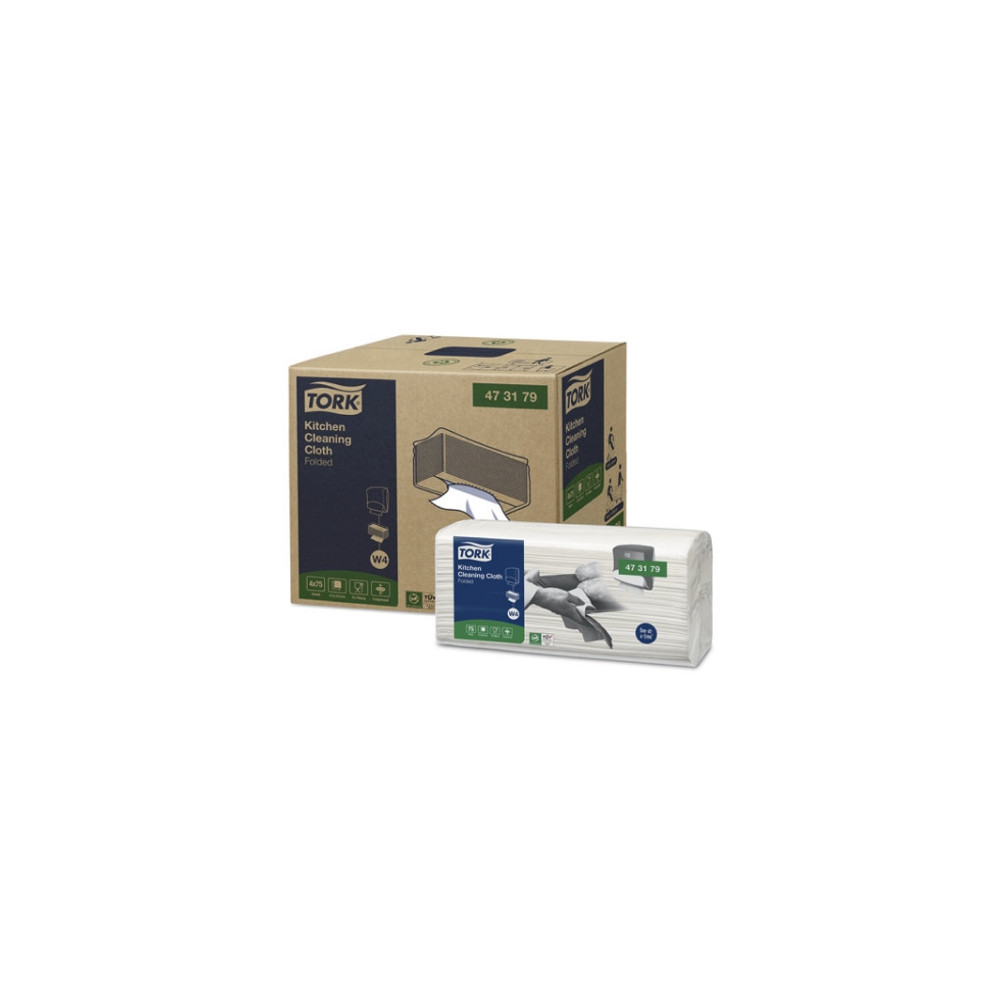 Produktbild för Aftørringsklud Tork Køkken 1-lag 415x355 mm Non-Wowen