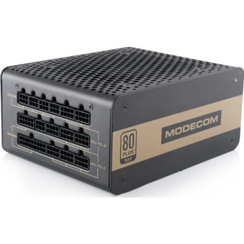 MODE_COM Modecom Volcano Gold 850W nätaggregat (ZAS-MC92-SM-850-ATX-V...