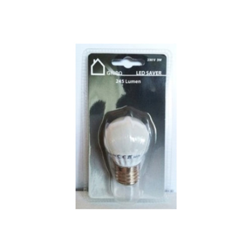 GRIPO GRIPO LED globalpære plastic E27 230V/3W/G45/245Lm