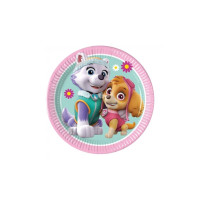 Produktbild för PROCOS Papperstallrikar Paw Patrol Skye &amp Everest, 23 cm,...