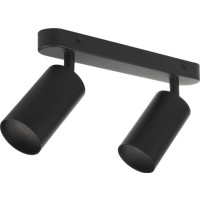 Produktbild för Maclean vägg- och takarmatur, spot, rörlig, aluminium, 2xGU1...