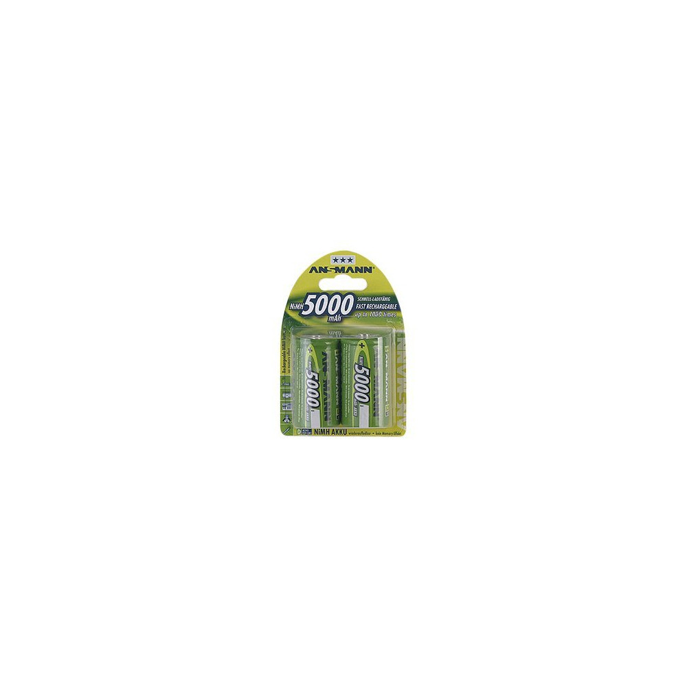 Produktbild för ANSMANN batteri - 2 x D - NiMH