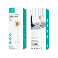 Produktbild för USAMS handhållen mini-fläkt Candy Series 1200mAh vit (US-ZB2...
