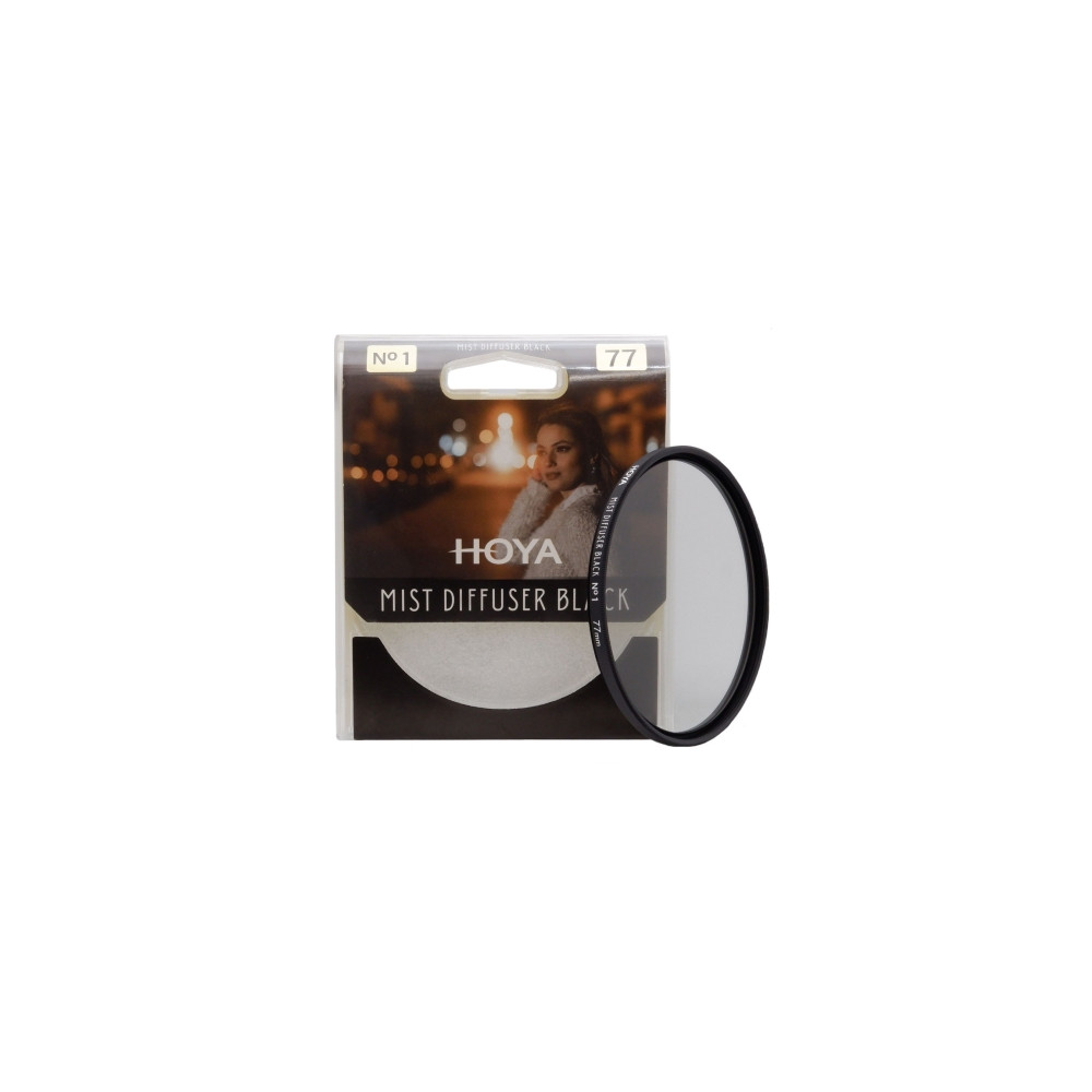 Produktbild för Hoya Mist Diffuser Black No1, 7,7 cm, Diffusionsfilter, Inge...