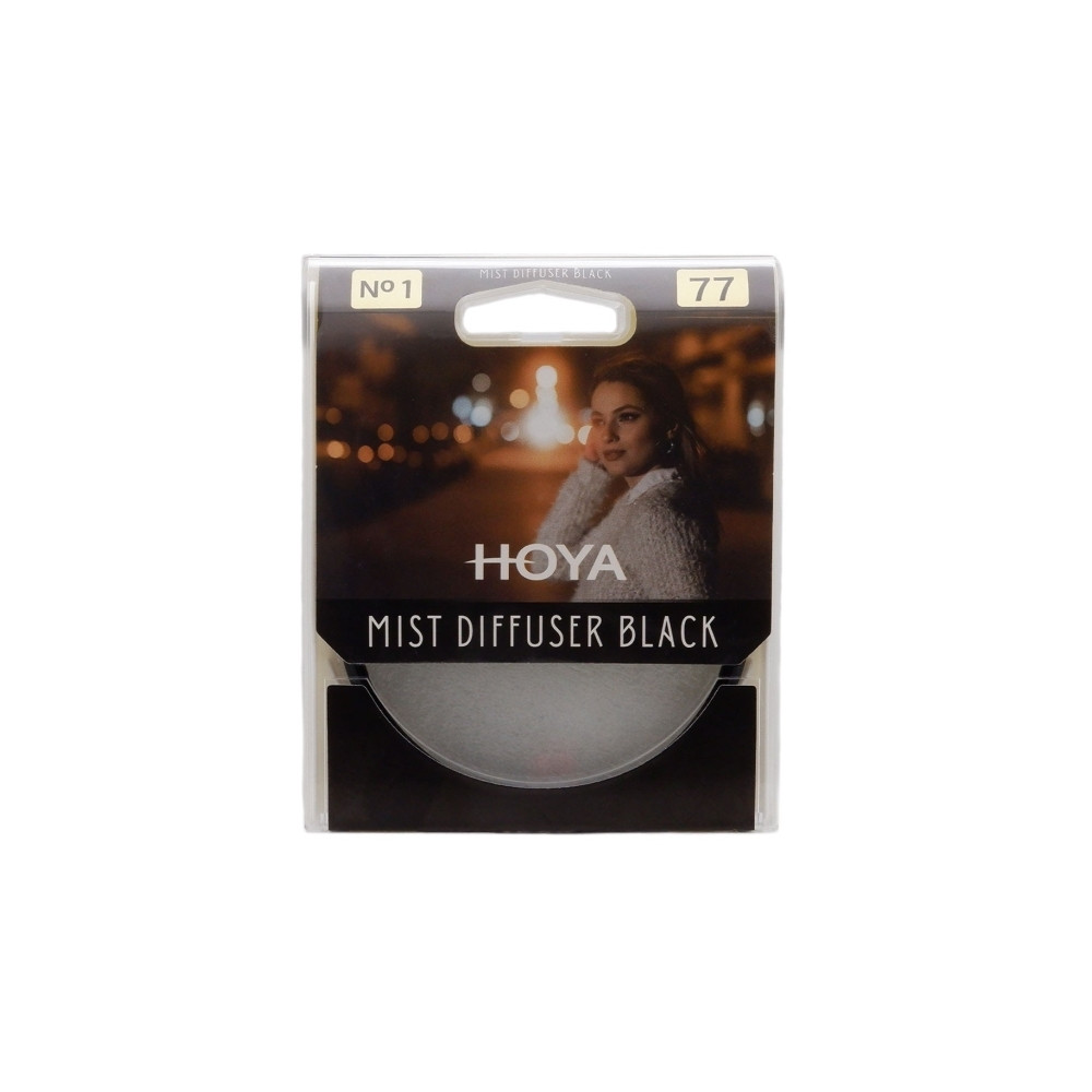 Produktbild för Hoya Mist Diffuser Black No1, 7,7 cm, Diffusionsfilter, Inge...