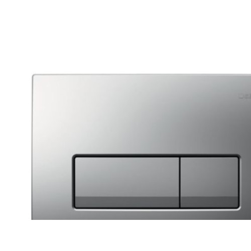 GEBERIT Geberit betjäningsplatta Delta50, 246x164x26 mm, tryckknapp...