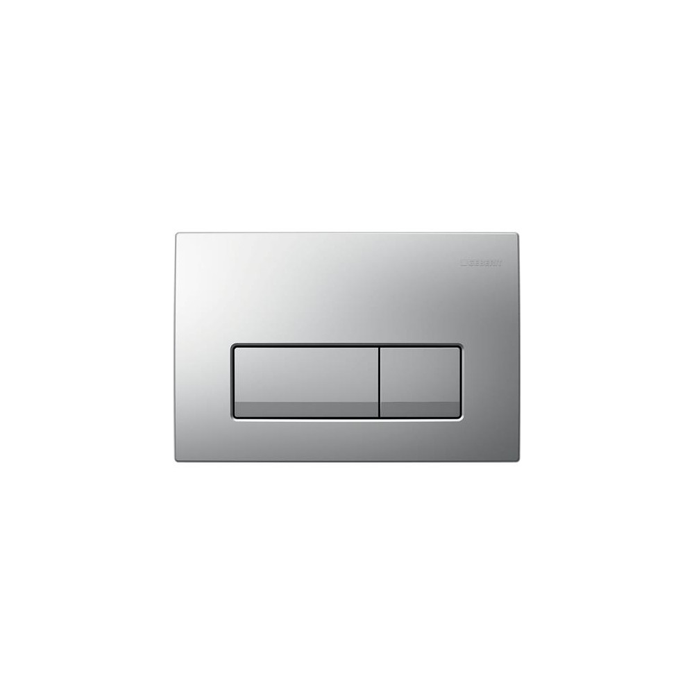 Produktbild för Geberit betjäningsplatta Delta50, 246x164x26 mm, tryckknapp...