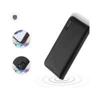 Produktbild för Dux Ducis Hivo läder flipcover äkta läder plånbok för kort o...