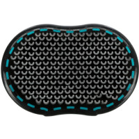 Produktbild för TRIXIE 23237, Hund, Borsta, Svart, Turkos, Plast, Plast, 70...