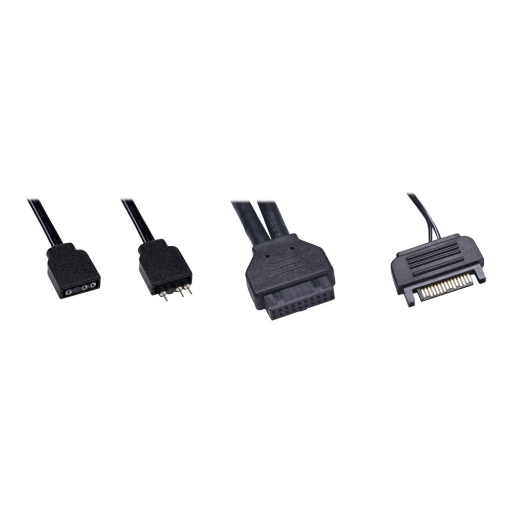 Produktbild för Lian Li LAN216-1X - I/O-gränssnittskit för systemskåp - 2 x USB 3.0 Type-A, ARGB controller