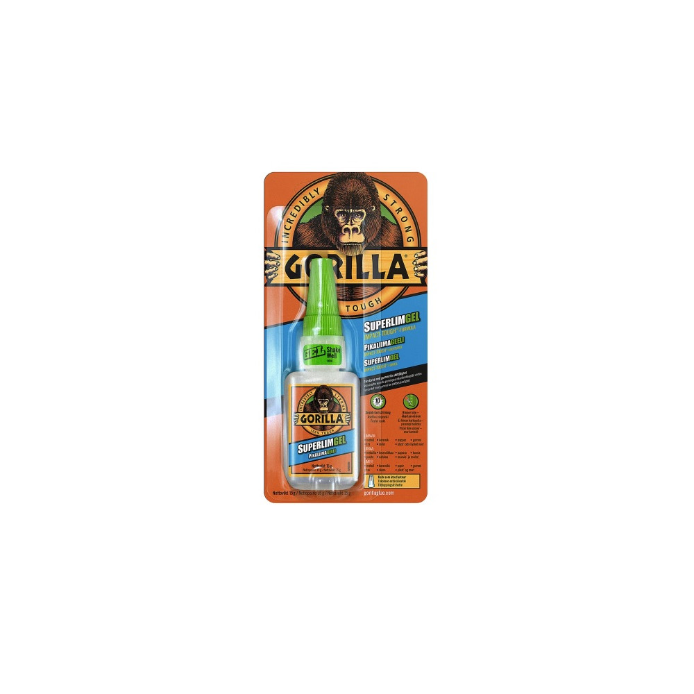 Produktbild för Gorilla Sports Gorilla superlim / lim