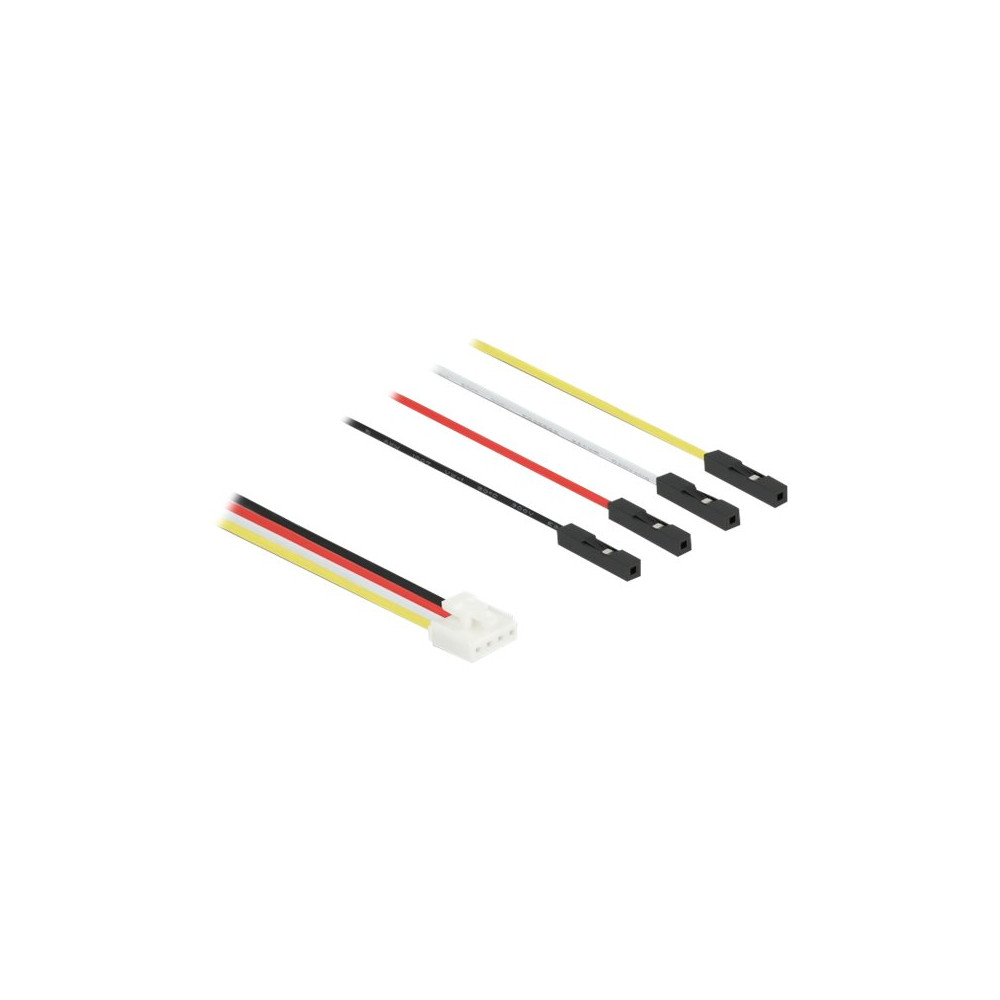 Produktbild för Delock IOT - ström-/datakabel - 4 pin Grove till bygelkablar - 40 cm
