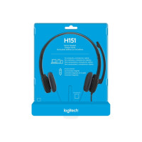 Produktbild för Logitech H151 Stereo Headset with Noise-Cancelling Mic - headset