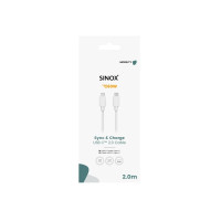 Produktbild för Sinox - USB typ C-kabel - USB-C till USB-C - 2 m