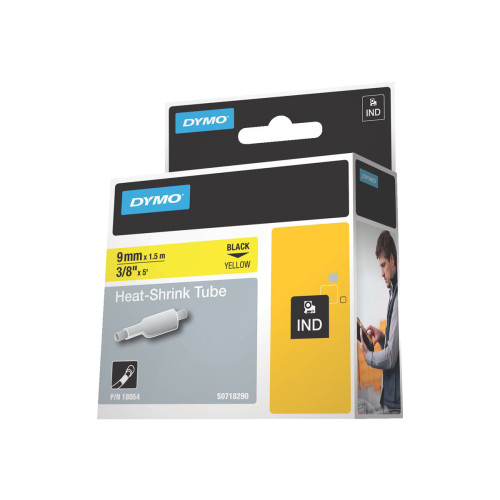 DYMO DYMO RhinoPRO Heat shrink tubing - fodral - Rulle (0,9 cm x 5,5 m)