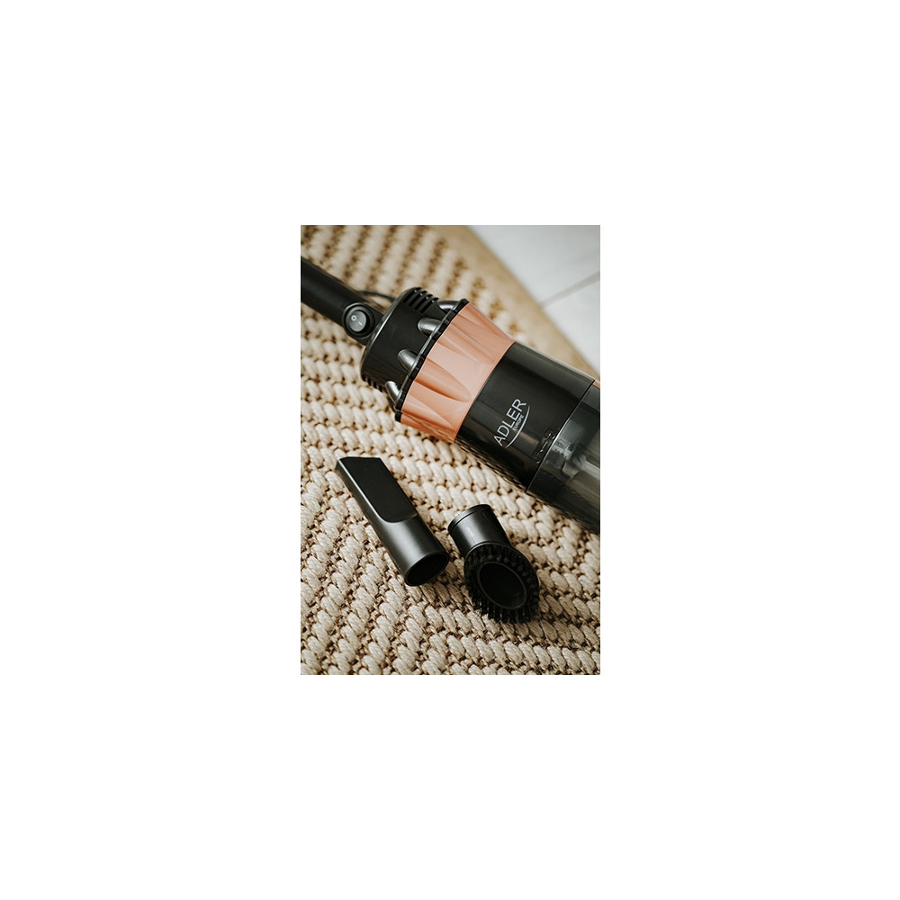 Produktbild för Adler AD 7049, 2-in-1 stick vacuum, Utan påse, Svart, Koppar...
