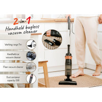 Produktbild för Adler AD 7049, 2-in-1 stick vacuum, Utan påse, Svart, Koppar...