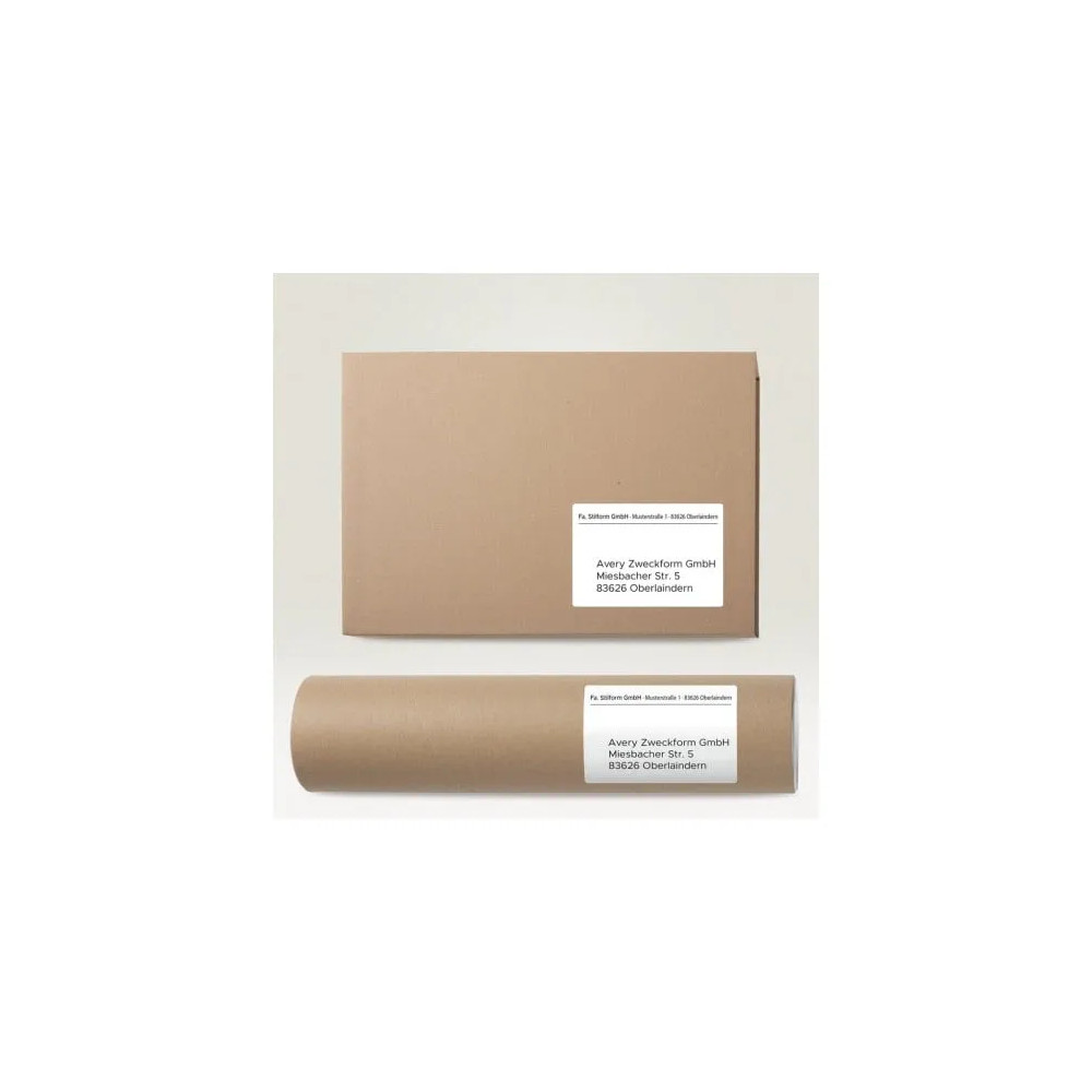 Produktbild för Universaletiketter Avery 105x148 mm, hvid med Ultragrip +30%...