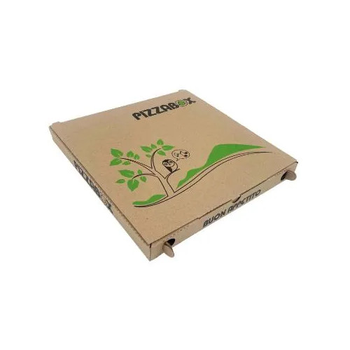 Multi Pizzakartong TWK/242/E Modell C L32xB32xH3 cm brun med tryck...