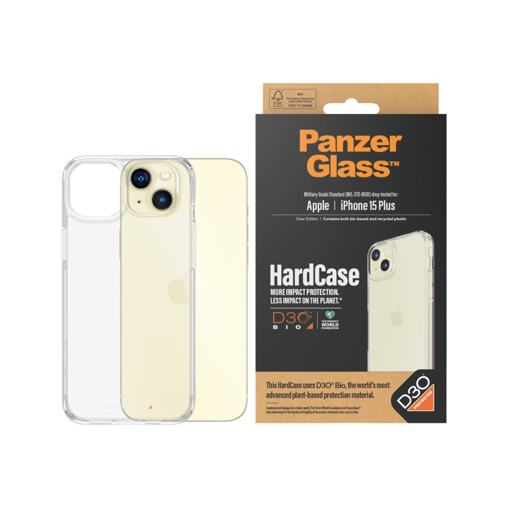 Produktbild för PanzerGlass HardCase Clear Edition - baksidesskydd för mobiltelefon