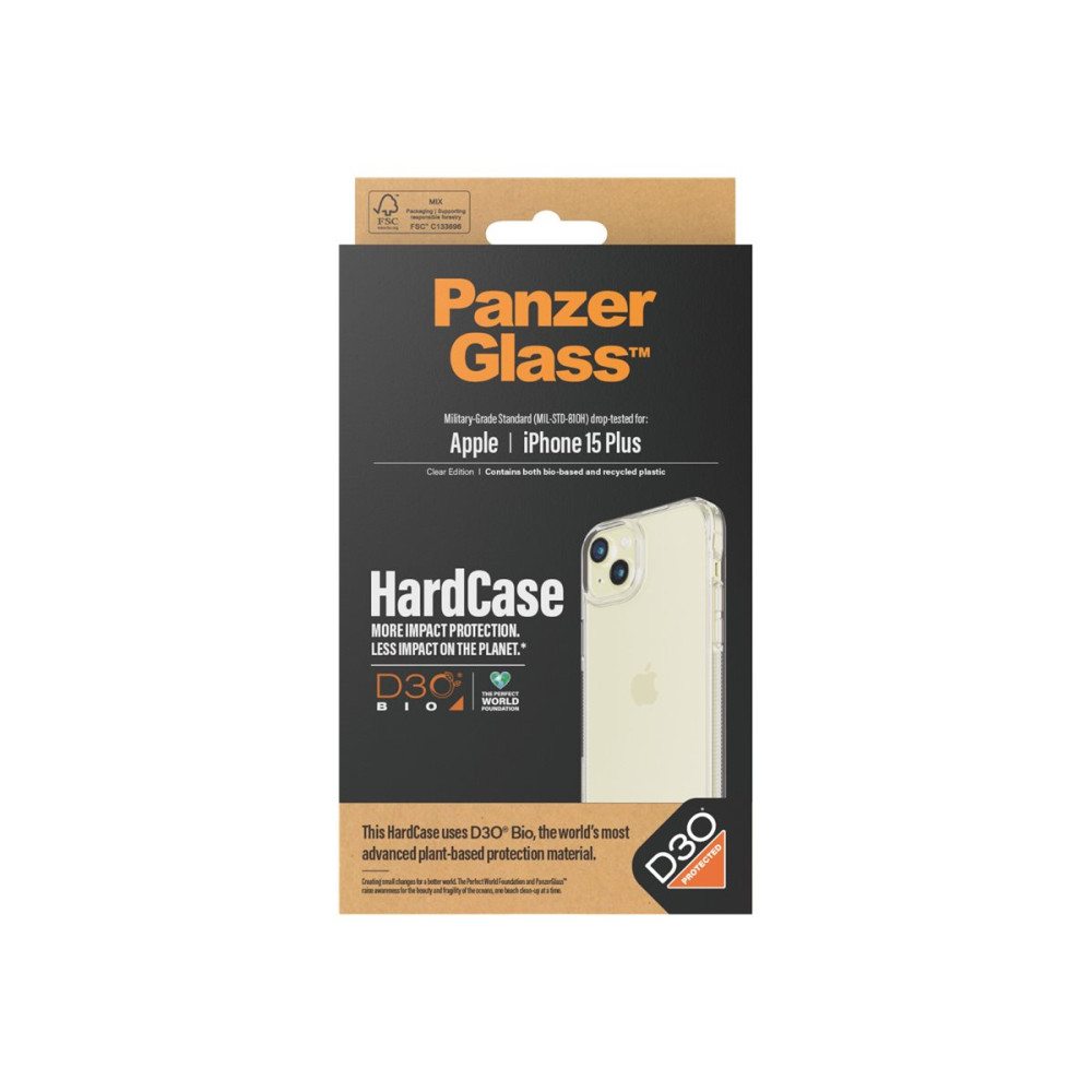 Produktbild för PanzerGlass HardCase Clear Edition - baksidesskydd för mobiltelefon