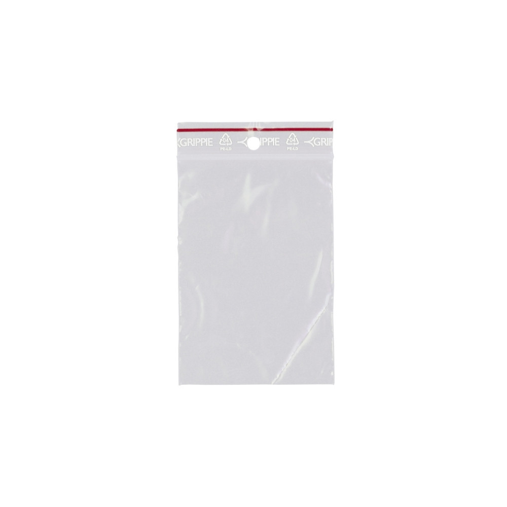 Produktbild för Grippie Zip Lock-påsar 70x100mm T-08 50my