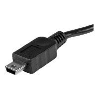 Produktbild för StarTech 8in USB OTG Cable - Micro USB to Mini USB - M/M - USB OTG Mobile Device Adapter Cable - 8 inch (UMUSBOTG8IN) - USB-kabel - mini-USB typ B till mikro-USB typ B - 20.32 cm