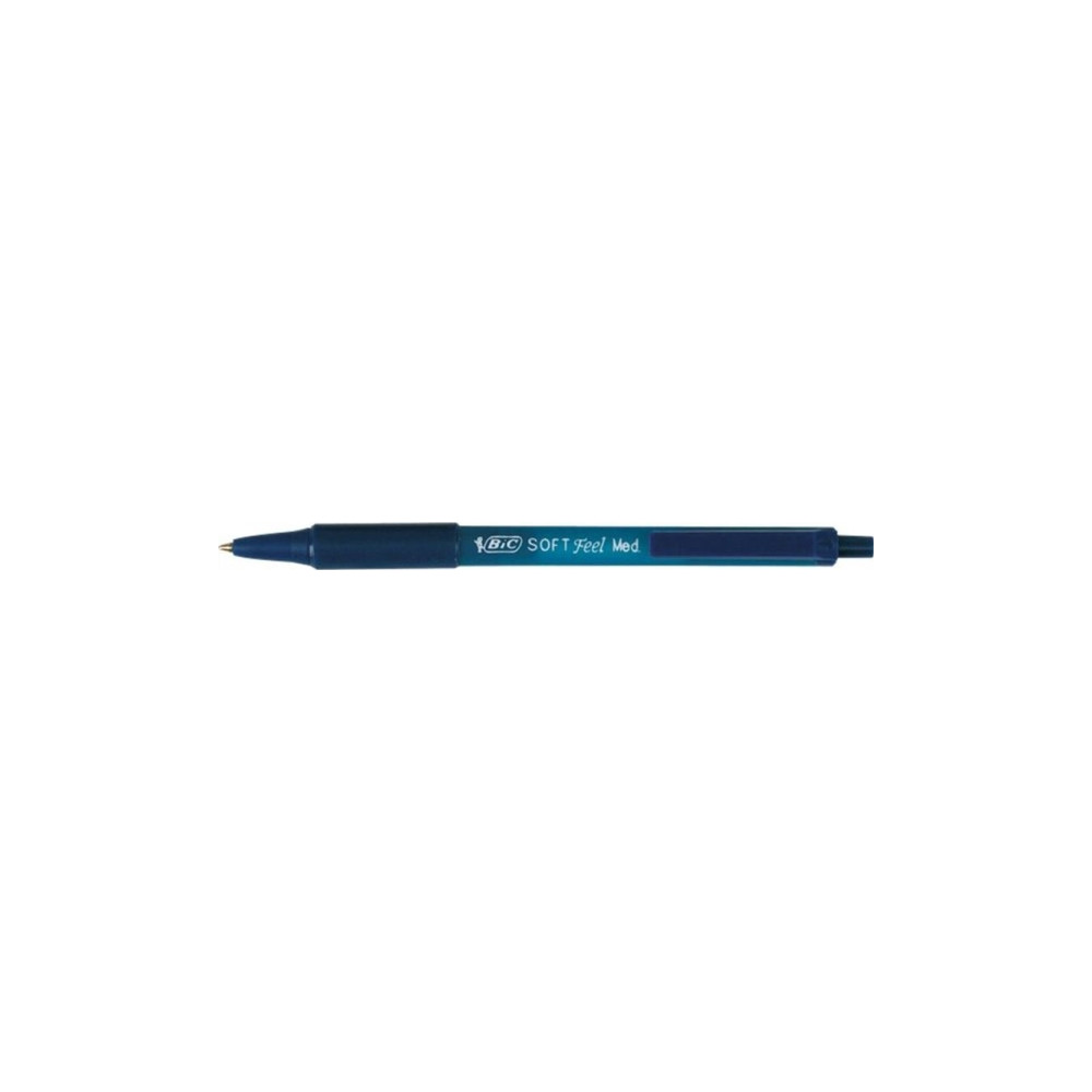 Produktbild för Kulspetspenna BIC Soft Feel Medium 1,0 mm blå