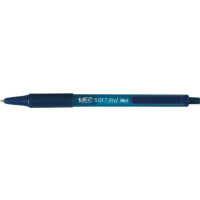 Produktbild för Kulspetspenna BIC Soft Feel Medium 1,0 mm blå