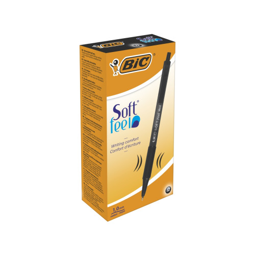 BIC Kuglepen BIC Soft Feel sort