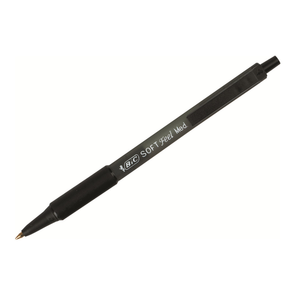Produktbild för Kuglepen BIC Soft Feel sort