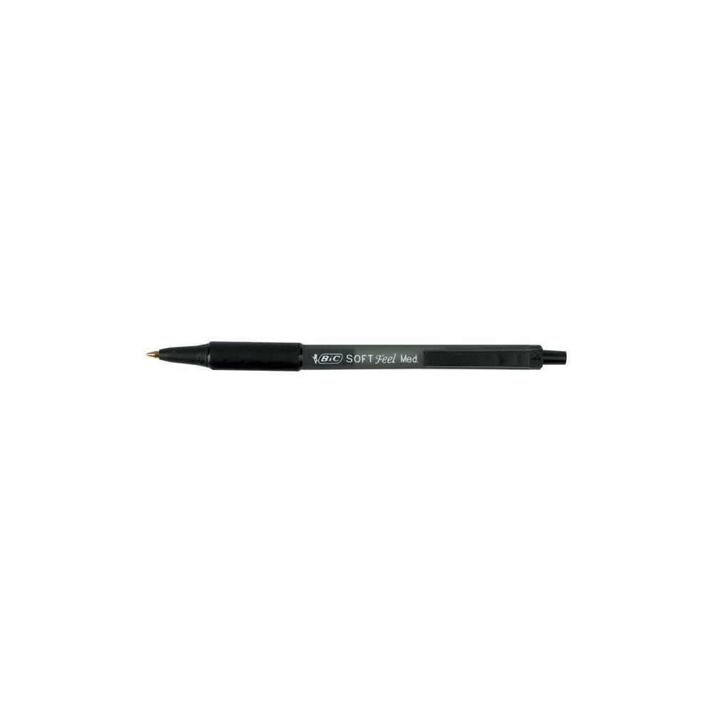 Produktbild för Kuglepen BIC Soft Feel sort