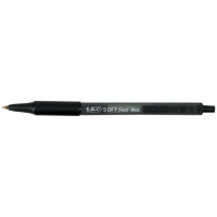 Produktbild för Kuglepen BIC Soft Feel sort