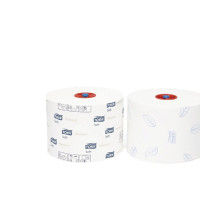 Produktbild för Tork Premium Compact T6 - toalettpapper - rulle - 90 m - vit