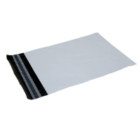 Produktbild för Forsendelsesposer 230x325 mm hvid, PE, i 100% genanvendt pla...