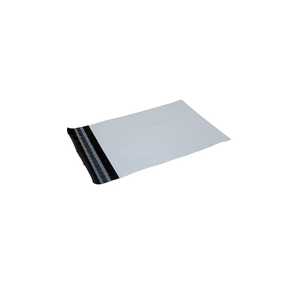 Produktbild för Forsendelsesposer 230x325 mm hvid, PE, i 100% genanvendt pla...