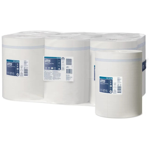 TORK Aftørringspapir Tork M2 Plus Centerfeed 2-lag hvid