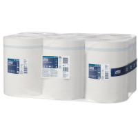 Produktbild för Aftørringspapir Tork M2 Plus Centerfeed 2-lag hvid