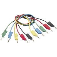 Produktbild för Hirschmann RH-MLN100R, Testkabel, Röd, mässing, Koppar, Nick...