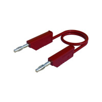 Produktbild för Hirschmann RH-MLN100R, Testkabel, Röd, mässing, Koppar, Nick...