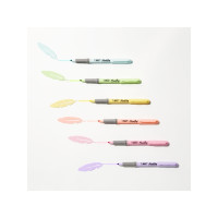 Produktbild för Overstregningspen BIC Highlighter Grip grøn med skrå spids
