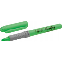 Produktbild för Overstregningspen BIC Highlighter Grip grøn med skrå spids