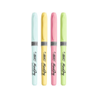 Produktbild för Overstregningspen BIC Highlighter Grip grøn med skrå spids