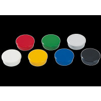 Produktbild för Magneter Dahle 38 mm, runda, blandade färger