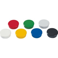 Produktbild för Magneter Dahle 38 mm, runda, blandade färger